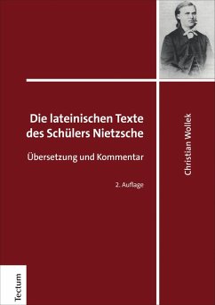 Cover Die lateinischen Texte des Schülers Nietzsche (eBook, PDF)