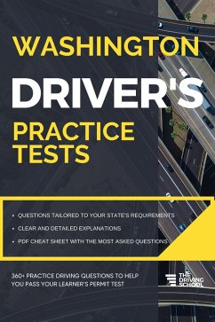 Washington State Driver's Practice Tests (DMV Practice Tests) (eBook, ePUB) - Benson, Ged