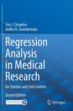 Regression Analysis in Medical Research - Cleophas, Ton J.;Zwinderman, Aeilko H.