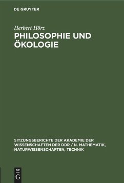 Cover Philosophie und Ökologie