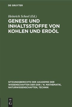 Cover Genese und Inhaltsstoffe von Kohlen und Erdöl
