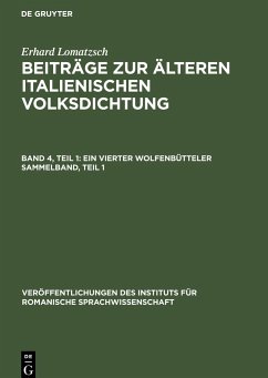 Ein vierter Wolfenbütteler Sammelband, Teil 1 - Lomatzsch, Erhard