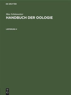 Cover Max Schönwetter: Handbuch der Oologie. Lieferung 4