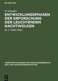 Entwicklungsphasen der Erforschung der leuchtenden Nachtwolken - Schröder, W.