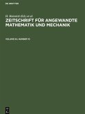 Zeitschrift für Angewandte Mathematik und Mechanik. Volume 64, Number 10