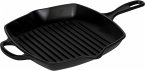 Le Creuset Grillpfanne Gusseisen Quad. Schwarz 26 cm