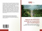 Réponse de fertilisation minérale sur le paramètre agro-morphologique (eBook, PDF)