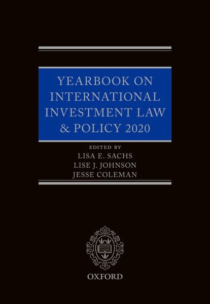 Yearbook on International Investment Law & Policy 2020 (eBook, ePUB)