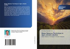Water Balance Technique in Agro climatic studies - Gopinath G.S., Srinivasa