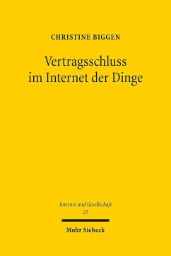 Vertragsschluss im Internet der Dinge - Biggen, Christine