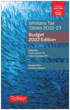 Whillans's Tax Tables 2022-23 (Budget edition) - Hayes, Claire; Veerappa, Shilpa