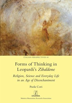 Forms of Thinking in Leopardi's Zibaldone - Cori, Paula