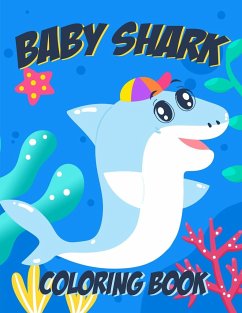 Baby Shark Coloring Book For Kids Ages 4-10 - Spaceman