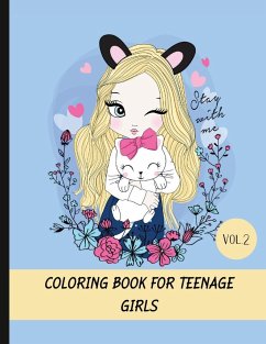 Coloring book for teenage girls - Bana¿, Dagna