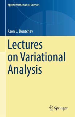 Lectures on Variational Analysis (eBook, PDF) - Dontchev, Asen L.