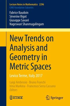 New Trends on Analysis and Geometry in Metric Spaces (eBook, PDF) - Baudoin, Fabrice; Rigot, Séverine; Savaré, Giuseppe; Shanmugalingam, Nageswari