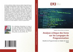 Analyse critique des livres sur les Langages de Programmation - Muleka Ditoka wa Kalenga, Magloire