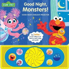 Sesame Street: Good Night, Monsters! Good Night Starlight Projector Sound Book - Pi Kids