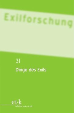 Cover Dinge des Exils (eBook, PDF)