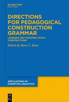 Cover Directions for Pedagogical Construction Grammar (eBook, ePUB)