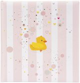 Goldbuch Rubber Duck Girl 30x31 60 weiße Seiten Babyalbum 15478