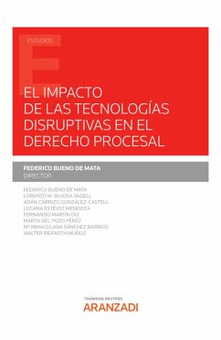 El impacto de las tecnologías disruptivas en el derecho procesal (eBook, ePUB) - Bueno de Mata, Federico