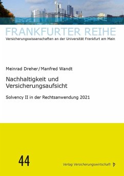 Nachhaltigkeit und Versicherungsaufsicht - Clauß, Susanne;Hasse, Andreas;Bürkle, Jürgen