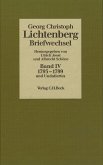 Lichtenberg Briefwechsel Bd. 4: 1793-1799 (eBook, PDF)