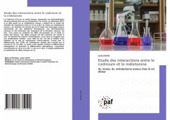 Etude des interactions entre le cadmium et la mélatonine - KNANI, latifa
