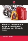 Efeito da temperatura sobre a viscosidade dinâmica dos óleos de motor