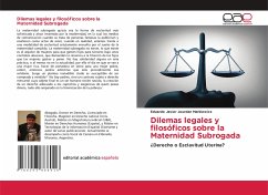 Dilemas legales y filosóficos sobre la Maternidad Subrogada - Markiewicz, Eduardo Javier Jourdan