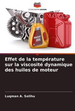 Cover Effet de la température sur la viscosité dynamique des huiles de moteur