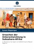 Ursachen der Unterentwicklung in Subsahara-Afrika