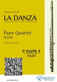 Flute 2 part of &quote;La Danza&quote; tarantella by Rossini for Flute Quartet (eBook, ePUB)