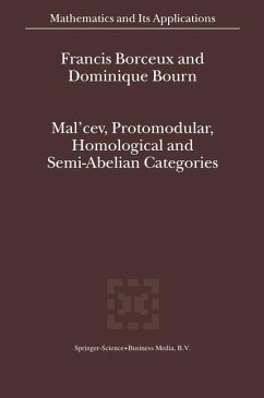 Cover Mal'cev, Protomodular, Homological and Semi-Abelian Categories (eBook, PDF)