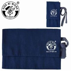 Corvus A600345 - Kids-at-Work, Werkzeugrolle klein (ohne Werkzeug), Werkzeugtasche mit 4 Fächer, Stoff, blau, 20x29cm Cover Corvus A600345 - Kids-at-Work, Werkzeugrolle klein (ohne Werkzeug), Werkzeugtasche mit 4 Fächer, Stoff, blau, 20x29cm