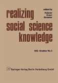 Realizing Social Science Knowledge (eBook, PDF)