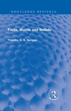 Cover Facts, Words and Beliefs (eBook, PDF)