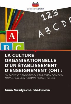 LA CULTURE ORGANISATIONNELLE D'UN ÉTABLISSEMENT D'ENSEIGNEMENT (OH) : - Shakurova, Anna Vasilyevna