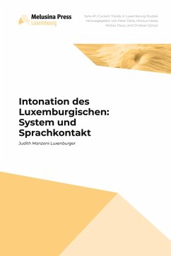 Intonation des Luxemburgischen: System und Sprachkontext - Manzoni-Luxenburger, Judith