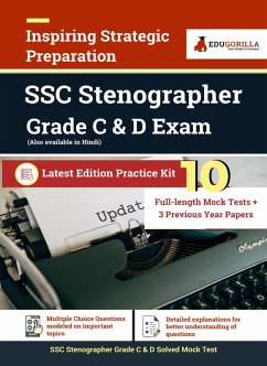 Staff Selection Commission [SSC] Stenographer Grade C and D Entrance Examination 2021   10 Full-length Mock tests [Solved] + 3 Year Previous Paper   Latest Preparation Kit   2021 Edition (eBook, PDF) - Experts, EduGorilla Prep