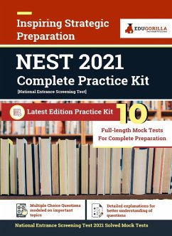 National Entrance Screening Test (NEST) Entrance Exam 2021   10 Full-length Mock tests (Solved)   Latest Edition as per National Institute of Science Education and Research (NISER) Syllabus (eBook, PDF) - Experts, EduGorilla Prep