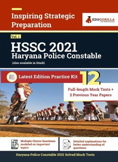 Haryana Police Constable (HSSC) 2021 Exam   12 Full-length Mock Tests [Solved] with 2 Previous Year Paper   Latest Edition Haryana SSC Book as per Syllabus (eBook, PDF) - Experts, EduGorilla Prep