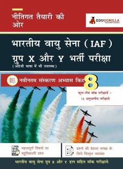 Air Force X & Y Group Exam 2021 (in Hindi)   8 Full-length Mock Tests + 12 Sectional tests (Solved)   Preparation Kit for Airmen Group X and Group Y 2021 Edition (eBook, PDF) - Experts, EduGorilla Prep