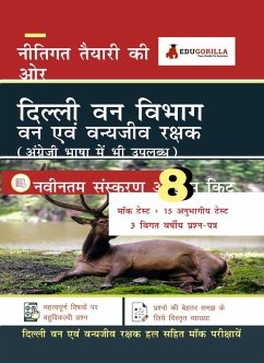 Delhi Forest Department 2021 Exam for Forest Guard Stage 1 in Hindi   8 Full-length Mock Tests (Solved) + 15 sectional Tests + 3 Previous Year Papers   Latest Edition as per 2021 Syllabus (eBook, PDF) - Experts, EduGorilla Prep