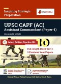 UPSC CAPF Assistant Commandant (AC) (Paper-1) Exam   1600+ Solved Questions By EduGorilla Prep Experts (eBook, PDF)