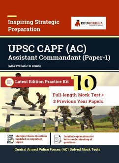 UPSC CAPF Assistant Commandant (AC) (Paper-1) Exam   1600+ Solved Questions By EduGorilla Prep Experts (eBook, PDF) - Experts, EduGorilla Prep