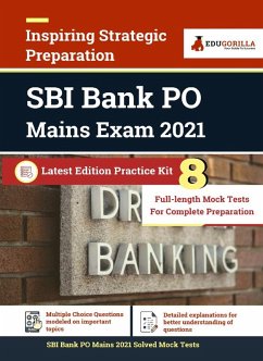 SBI PO (Probationary Officer) Mains 2021 Exam   8 Full-length Mock Tests [Solved]   Latest Edition State Bank of India Book as per Syllabus (eBook, PDF) - Experts, EduGorilla Prep