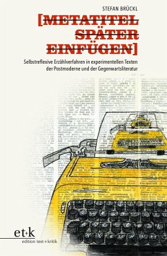 METATITEL SPÄTER EINFÜGEN (eBook, PDF) - Brückl, Stefan