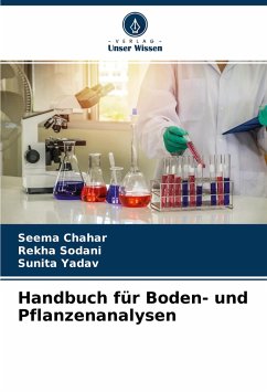 Handbuch für Boden- und Pflanzenanalysen - Chahar, Seema;Sodani, Rekha;Yadav, Sunita